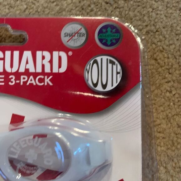 Official Lifeguard Goggle 3 Pack Youth Goggles - Picture 2 of 4